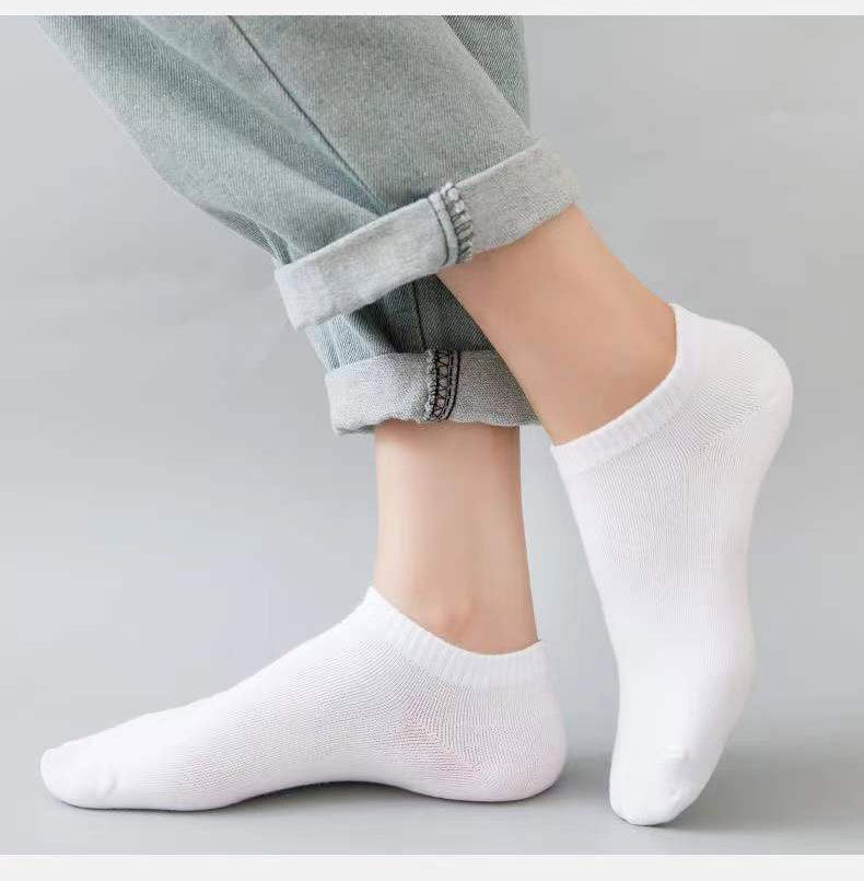 Men Women Thick Terry Sole Knit Ankle Socks Breathable Non-Slip Sport Socks for Running