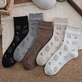 Cute dog Cotton Women's Socks Lovely Animal Lady Girl Crew Socks for Spring Summer Daily Knitted Ruffle Cuff