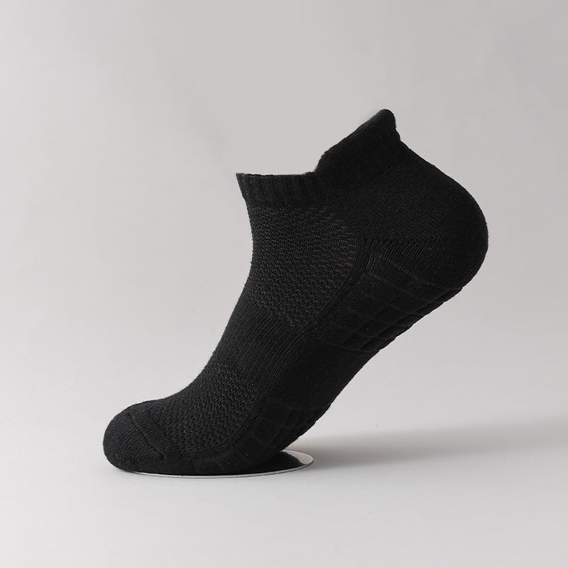 Men Women Thick Terry Sole Knit Ankle Socks Breathable Non-Slip Sport Socks for Running