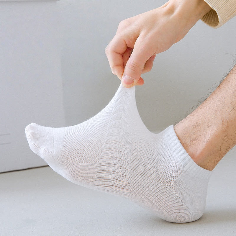 Men Women Thick Terry Sole Knit Ankle Socks Breathable Non-Slip Sport Socks for Running